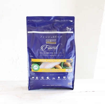 フィッシュ4ドッグ オーシャンホワイトフィッシュ 小粒 3kg